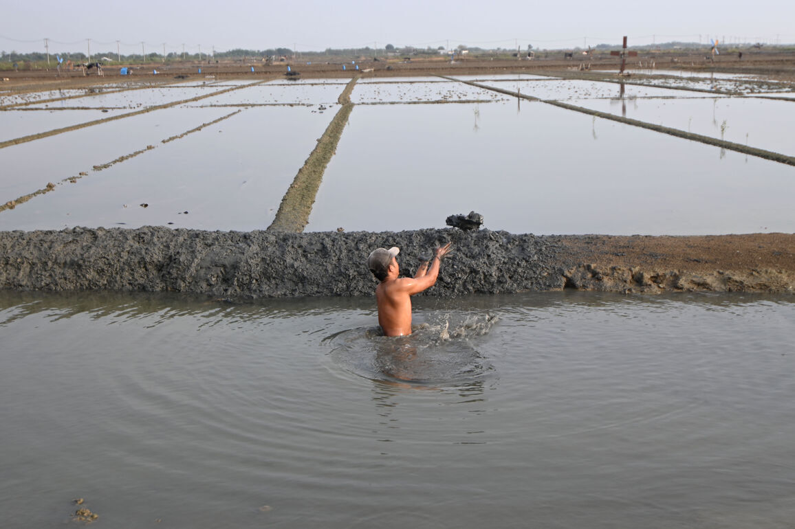 INDONESIA-CIREBON-SALT FARMERS