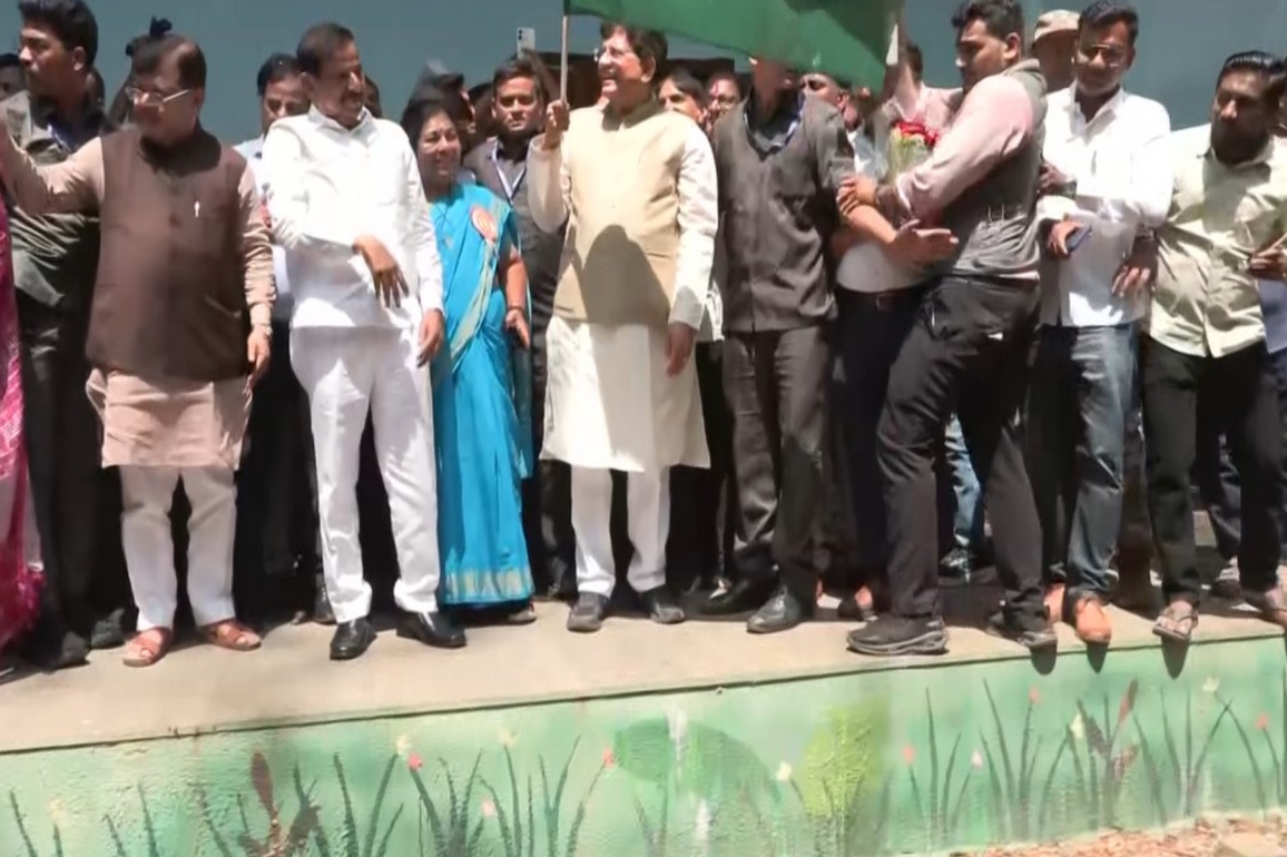 Mumbai: Union Minister Piyush Goyal inaugurates iconic Van Rani toy train at Sanjay Gandhi National Park