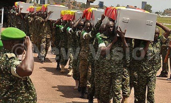 In pictures: Slain UPDF soldiers return home In pictures: Slain UPDF soldiers return home