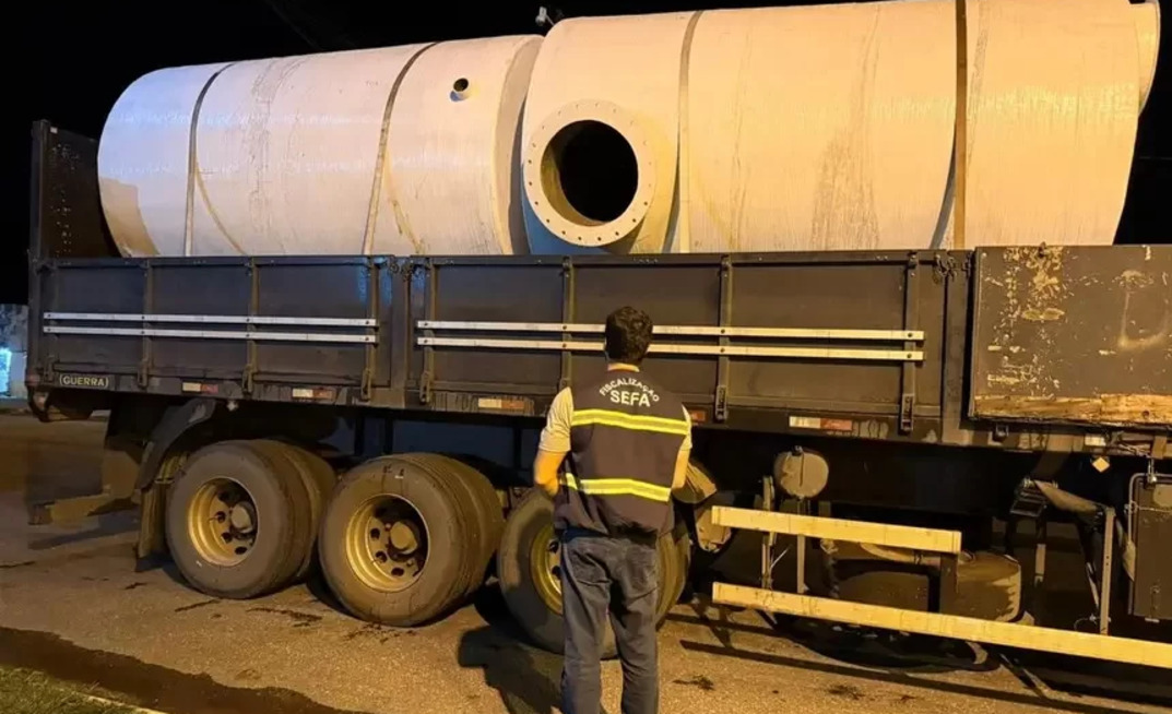 Peça cilíndrica é usada em mineração