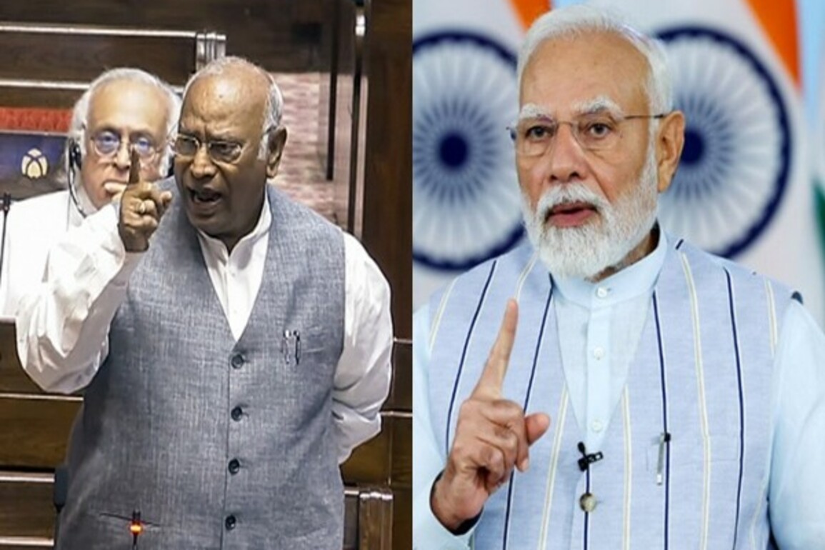 "Modi govt spreads lies about the economy to hide massive failures," says Mallikarjun Kharge after India becomes the 4th largest economy