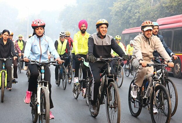 CRPF, ITBP jawans to join Sports Minister Mandaviya in launching of 'Fit India Sunday on Cycle' campaign on Dec 22