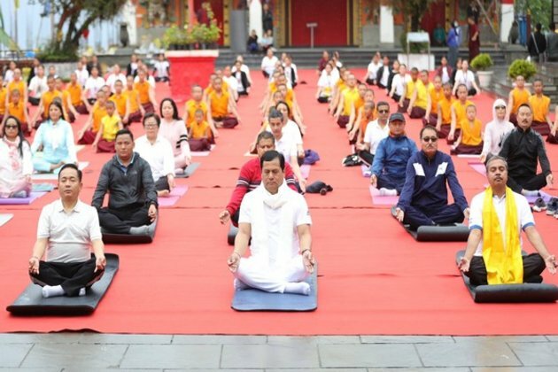 Ministry of Ayush, Sikkim govt organize Yogutsav at Enchey Monastery in Gangtok