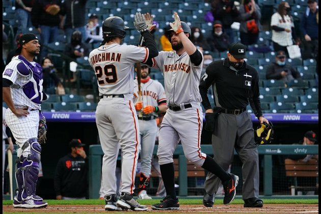 Brandon Belt, Giants try to take series against Rockies