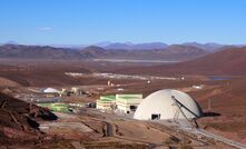  The processing facility at Sumitomo’s San Cristóbal zinc-lead-silver mine