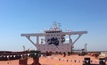  A ship at Fortescue Metals Group's Herb Elliott port in Western Australia