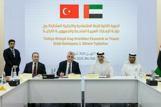 UAE, Trkiye hold 2nd session of Joint Economic and Trade Commission in Abu Dhabi