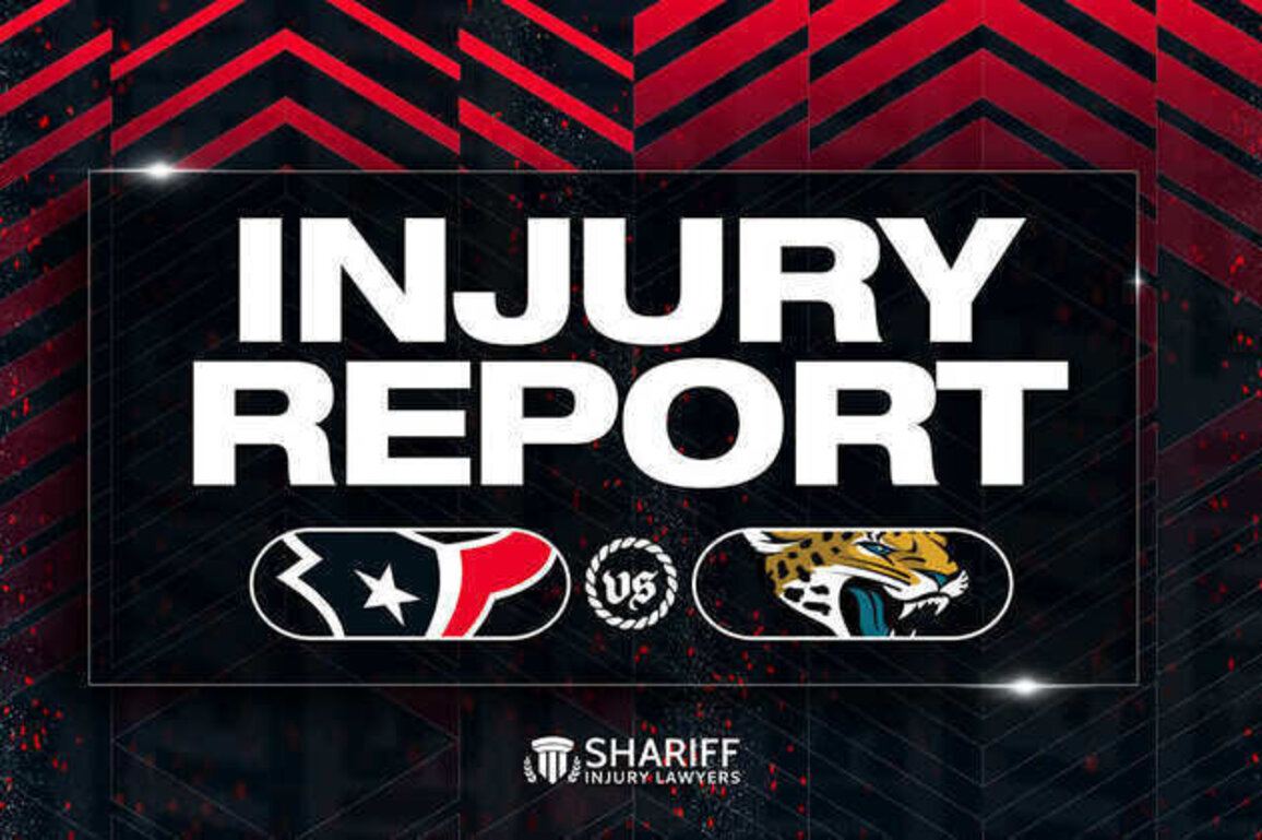 Week 10 Injury Report | Texans vs Jaguars