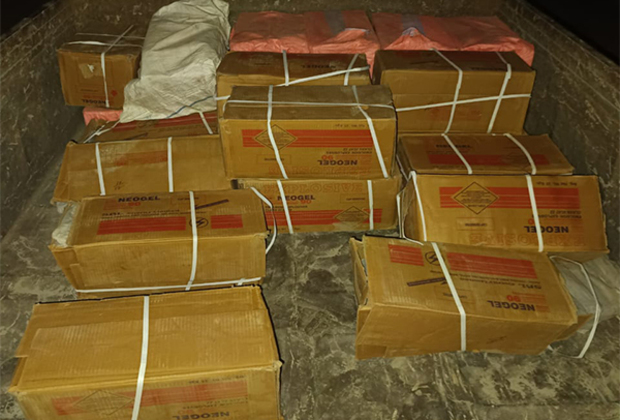 Aizawl: Assam Rifles seizes vehicle with 623 kg of emulsion explosives, 3 held