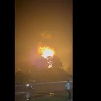 Haryana: Oil tanker caught fire on Ambala-Chandigarh road