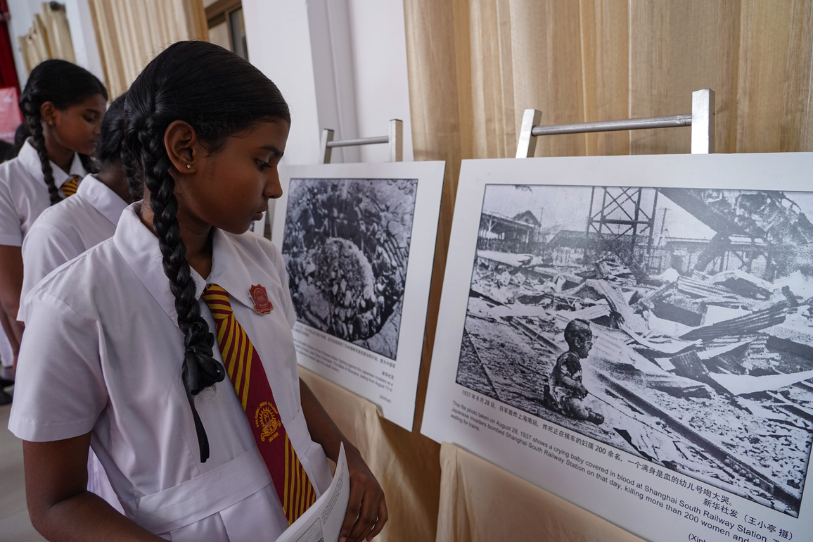 SRI LANKA-COLOMBO-PHOTO EXHIBITION-80TH ANNIVERSARY OF VICTORY IN WORLD ANTI-FASCIST WAR