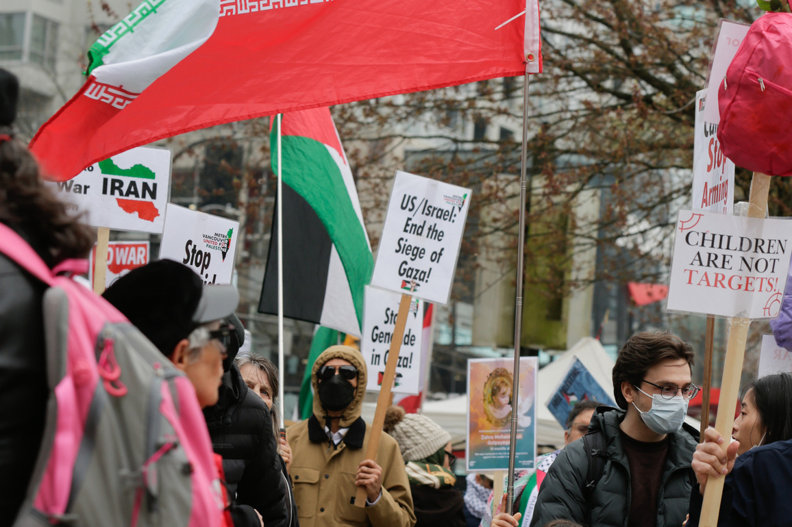 CANADA-VANCOUVER-ANTI-WAR RALLY