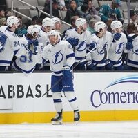 Darren Raddysh's first hat trick sparks Lightning past Sharks