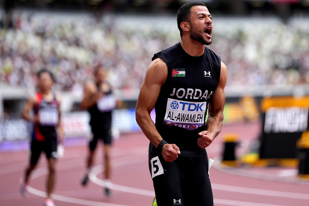 (SP)JAPAN-TOKYO-ATHLETICS-WORLD ATHLETICS CHAMPIONSHIPS-MEN'S 100M PRELIMINARY ROUND