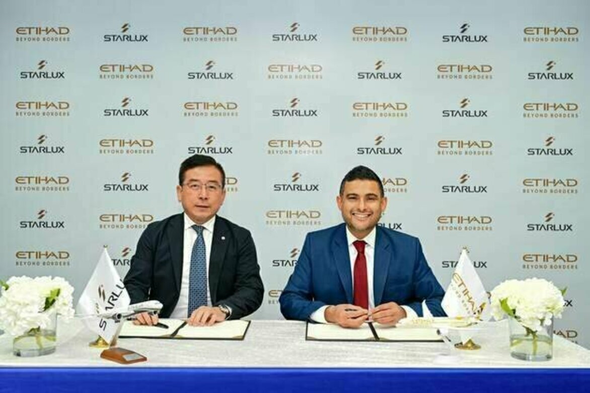 Etihad Airways, STARLUX Airlines sign strategic codeshare partnership