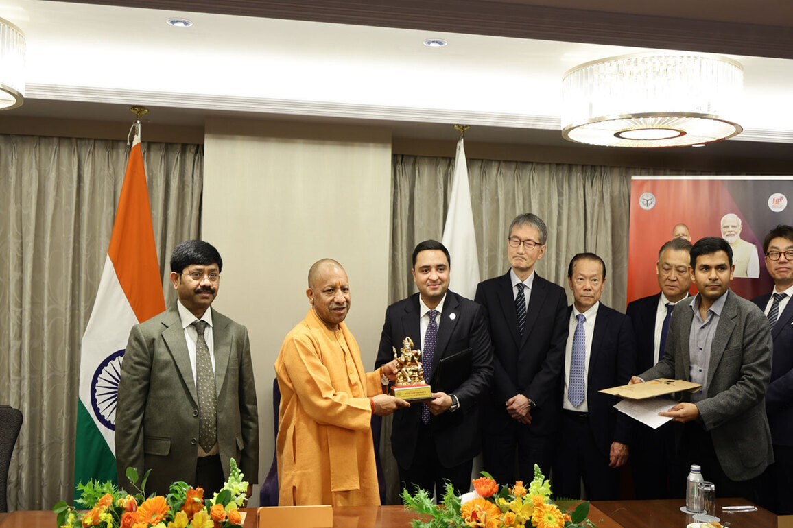 UP CM Yogi Adityanath meets leaders of Suzuki Motor, Minda Corporation in Tokyo