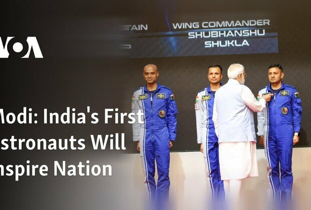 Modi: India&#039;s First Astronauts Will Inspire Nation