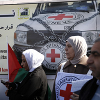 MIDEAST-WEST BANK-HEBRON-PROTEST