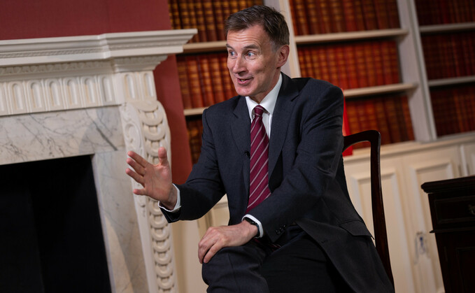 Chancellor Jeremy Hunt is reported to be considering PPF remit expansion. © Zara Farrar - HM Treasury