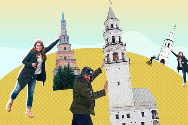 5 photogenic leaning towers in Russia