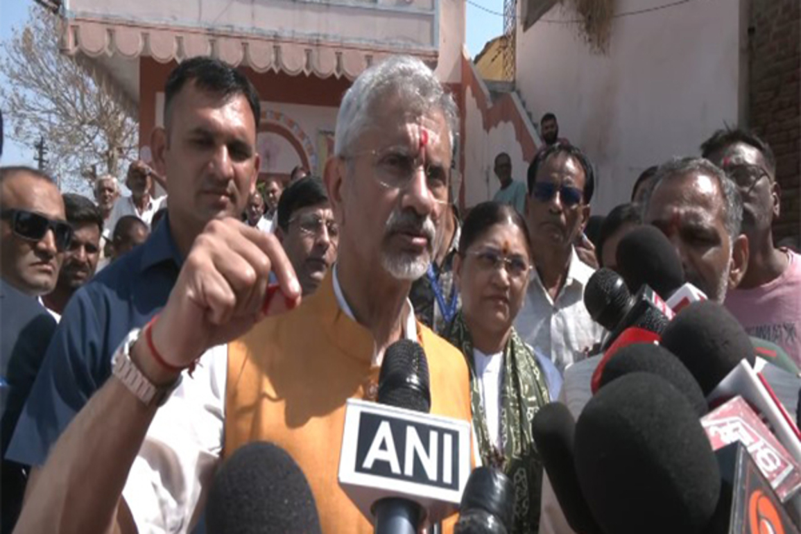 EAM Jaishankar inaugurates smart classes in Gujarat village