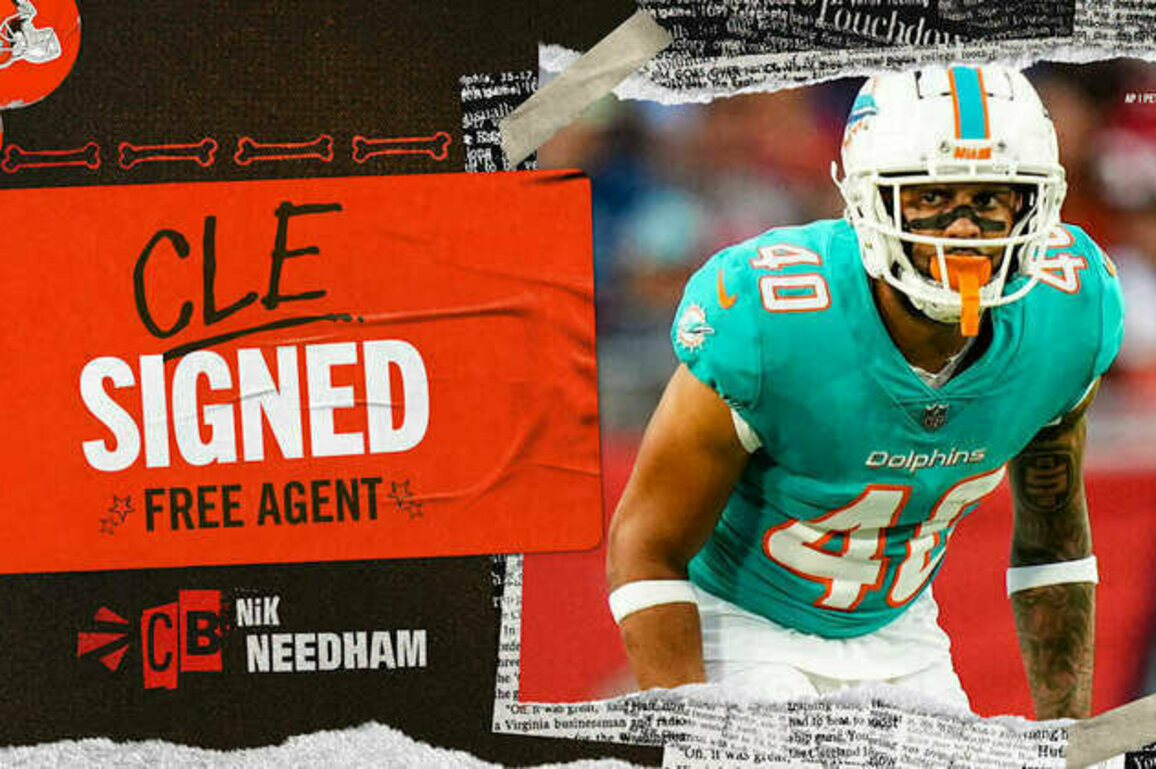 Browns sign CB Nik Needham