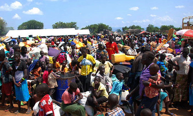 Young girls primary victims of humanitarian strife Young girls primary victims of humanitarian strife