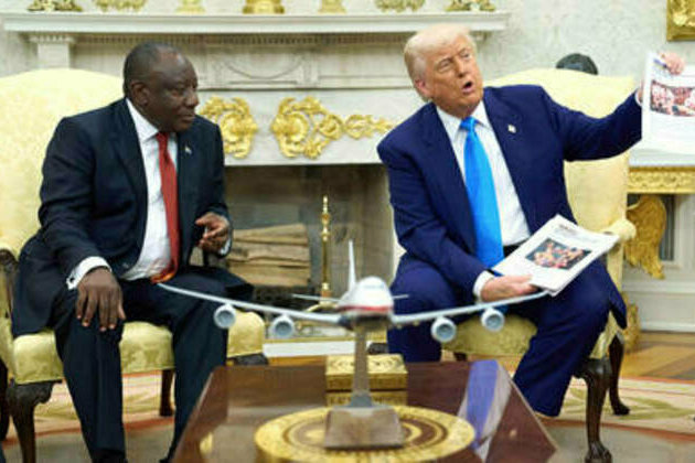 Trump confronts South African leader over 'white genocide' (VIDEO)
