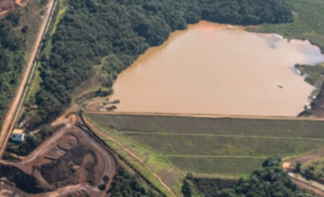 Barragem B3/B4 da mina Mar Azul da Vale em Nova Lima será descaracterizada no primeiro semesre/Divulgação