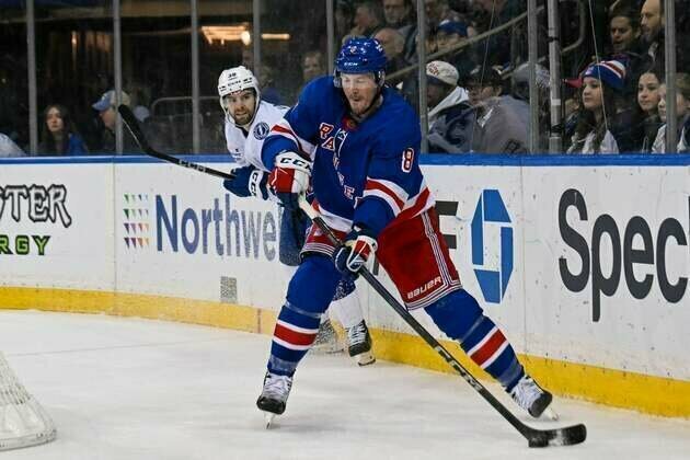 Rangers captain J.T. Miller hurt in practice, day-to-day
