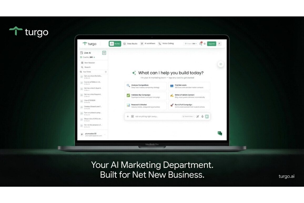 Turgo Launches V2 Autonomous Marketing Platform to Automate Net New Business Acquisition