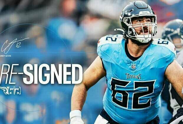 Titans Sign Offensive Lineman Corey Levin to a New Deal