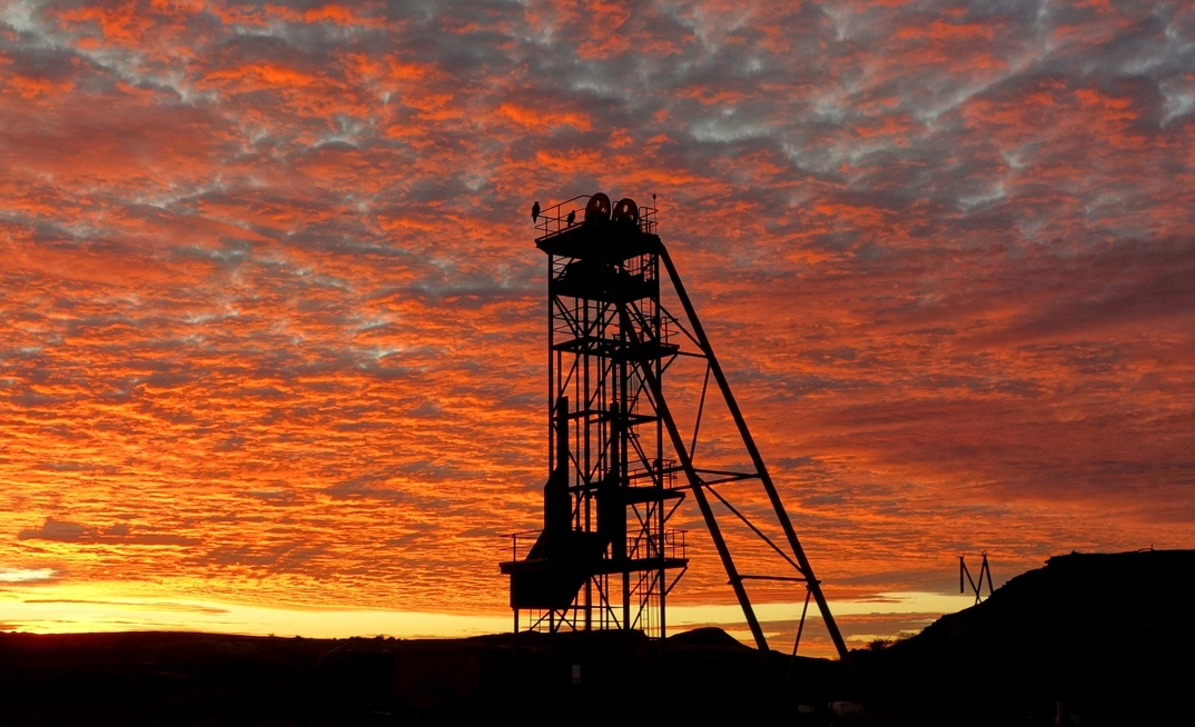 The Timoni headframe at Ballard Mining’s Mt Ida project