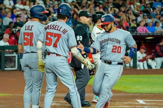 MLB roundup: Nats tie 77-year-old NL mark in win vs. D-backs