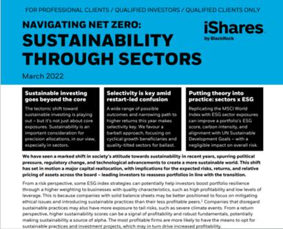 More investors see ESG as a measure of profitability