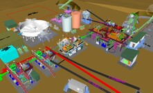 Modelagem 3D do projeto de lítio Bandeira