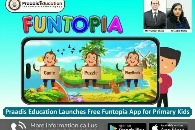 Praadis Education launches free Funtopia App for Primary Kids