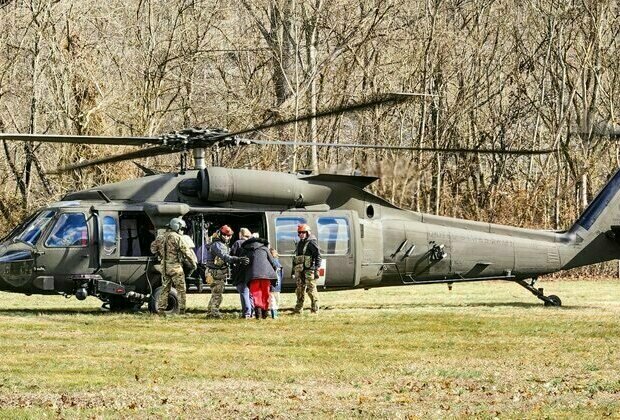 Airmen, Soldiers evacuate 296 people stranded by floods in Kentucky