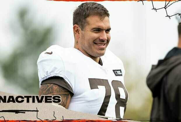 Browns announce inactives for Week 4 vs. the Lions