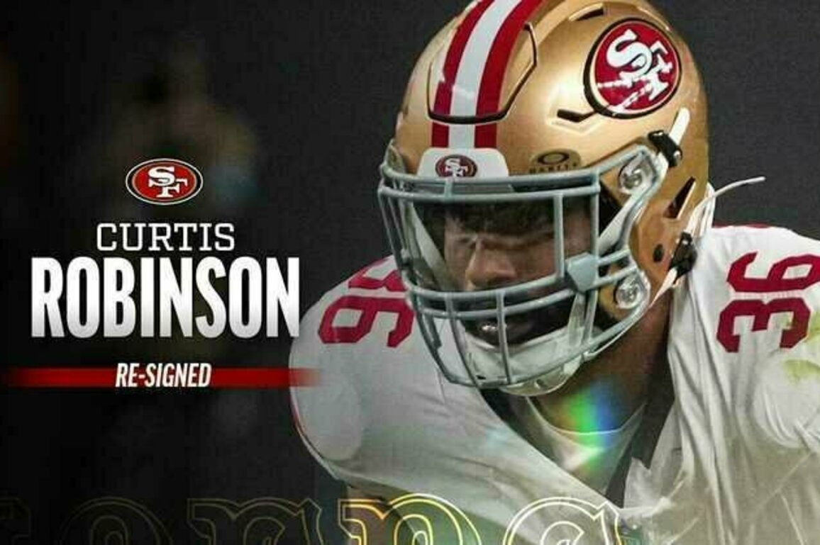 49ers Re-Sign Linebacker Curtis Robinson to a One-Year Deal
