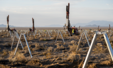 NX Earth truss foundation solution at Yellow Pine solar project