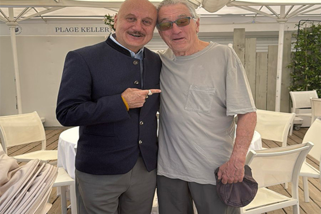 Anupam Kher meets with actor, friend Robert De Niro at 78th Cannes Film Festival