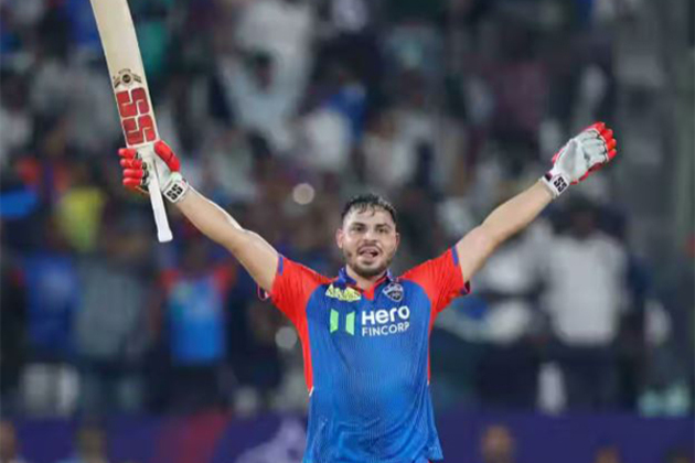 Delhi Capitals batter smashes 70-ball ton during club cricket debut in England