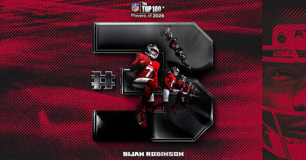 Bijan Robinson earns No. 3 spot in NFL Top 100 ranking