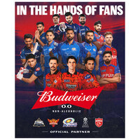 Budweiser 0.0 Announces Debut Partnership with Mumbai Indians, Gujarat Titans, Punjab Kings, Sunrisers Hyderabad and Rajasthan Royals