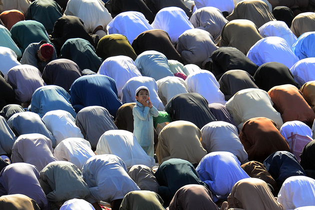 PAKISTAN-KARACHI-EID AL-FITR-PRAYER