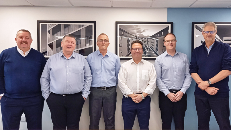 Richard Tocher, Kieran Loftus, Sean Waldrum, Derek Horrocks, Nigel Watson and Dr Jeremy Richings