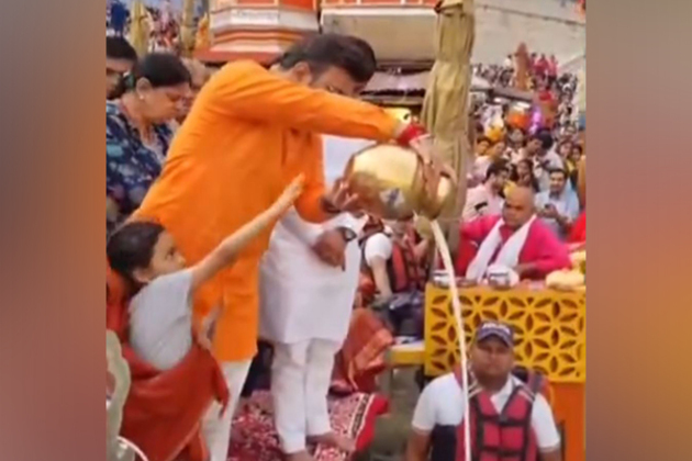 ICC chairman Jay Shah performs Ganga Puja in Haridwar