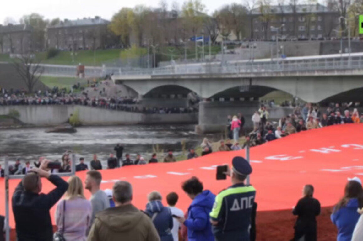 Estonian residents flock to Russian border to watch Victory Day concert and fireworks (VIDEOS)