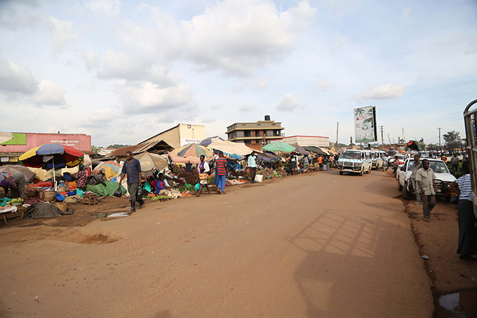 he traders are currently operating in a road reserve ourtesy hoto